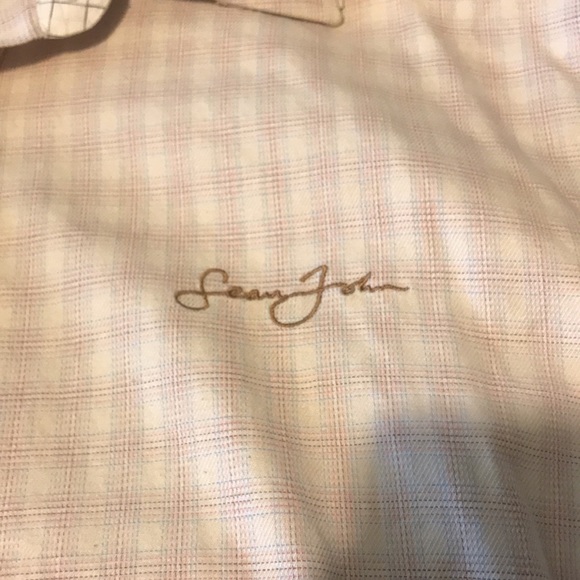 Cream Sean John button up shirt - Picture 2 of 5